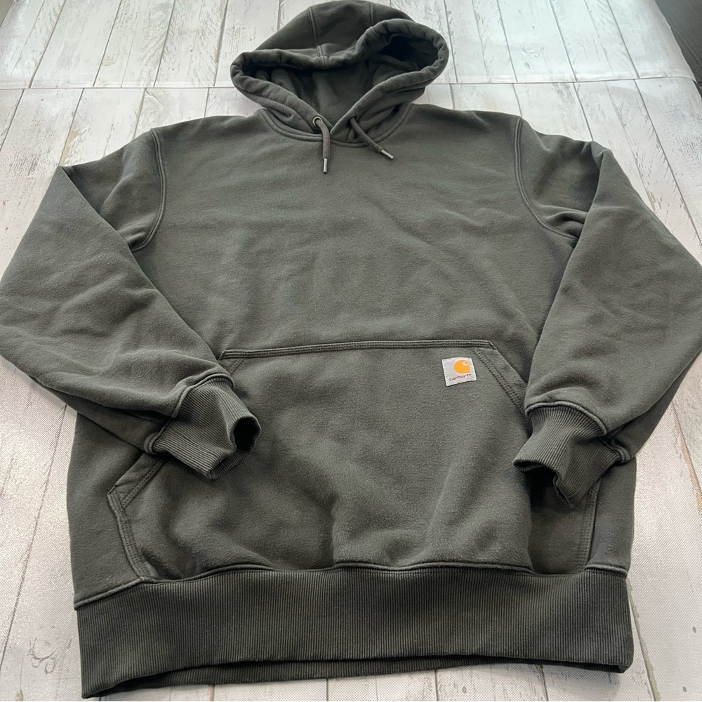 Carhartt Men's Rain Defender Paxton Heavyweight Hooded Sweatshirt Sz M